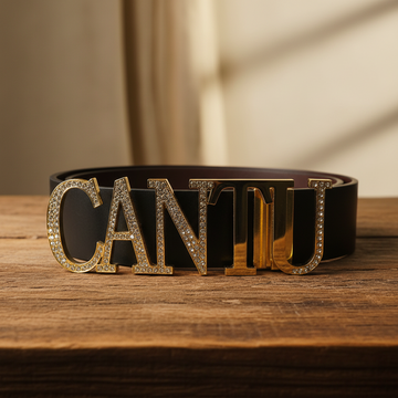 Frameless Custom Name Belt Buckle – Handmade, Personalized & Stylish