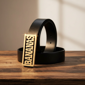 Personalisierte Gürtelschnalle mit Inframe-Design – Stylisch & Handgefertigt